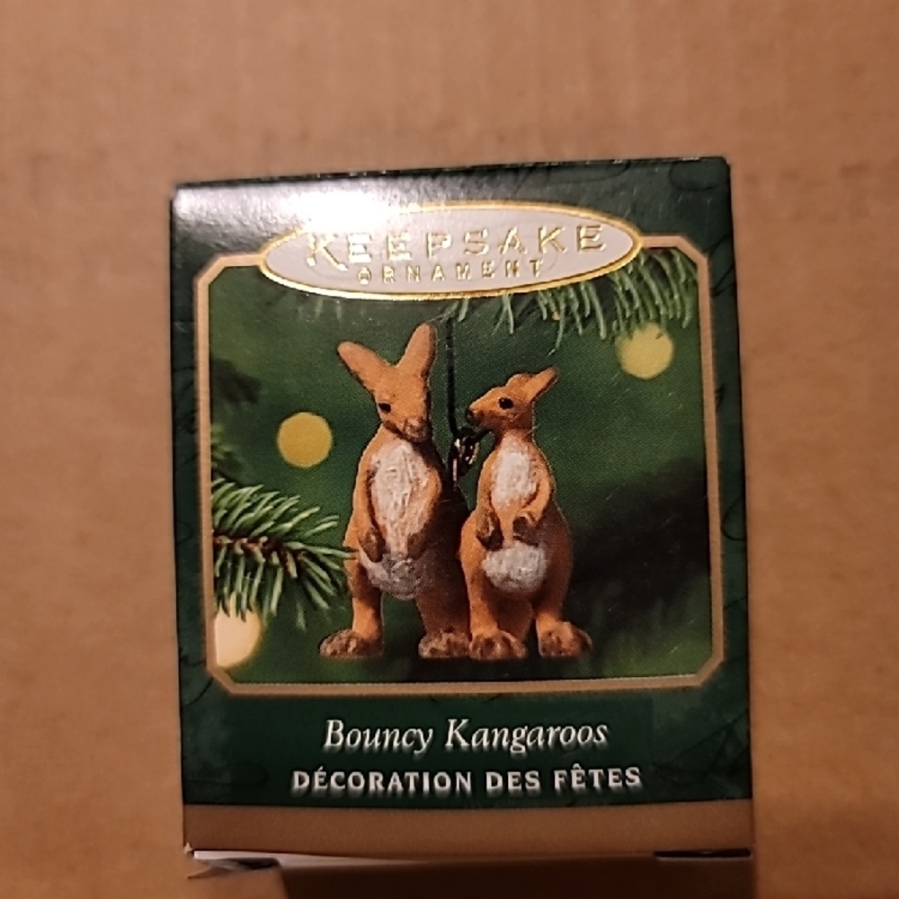 KEEPSAKE the Label Bouncy Kangaroos Ornament - Brown
